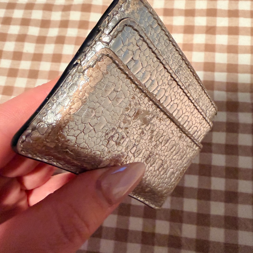 Alexander McQueen Silver Card Holder - Picture 3 of 4